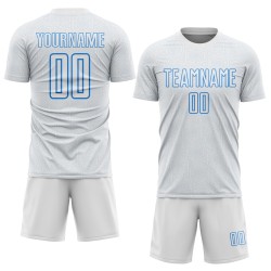Soccer Jersey Shape Sublimation White Custom Sports Blue Geometric Uniform Powder Soccer Jersey Shape Sublimation White Custom Sports Blue Geometric Uniform Powder